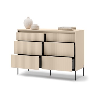 Komoda TREND 6S z szufladami i oświetleniem LED