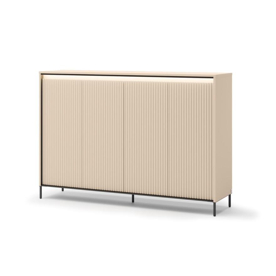 Szeroka komoda TREND 4D z oświetleniem LED