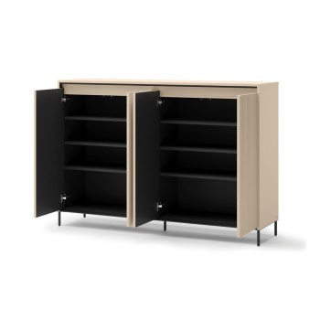 Szeroka komoda TREND 4D z oświetleniem LED