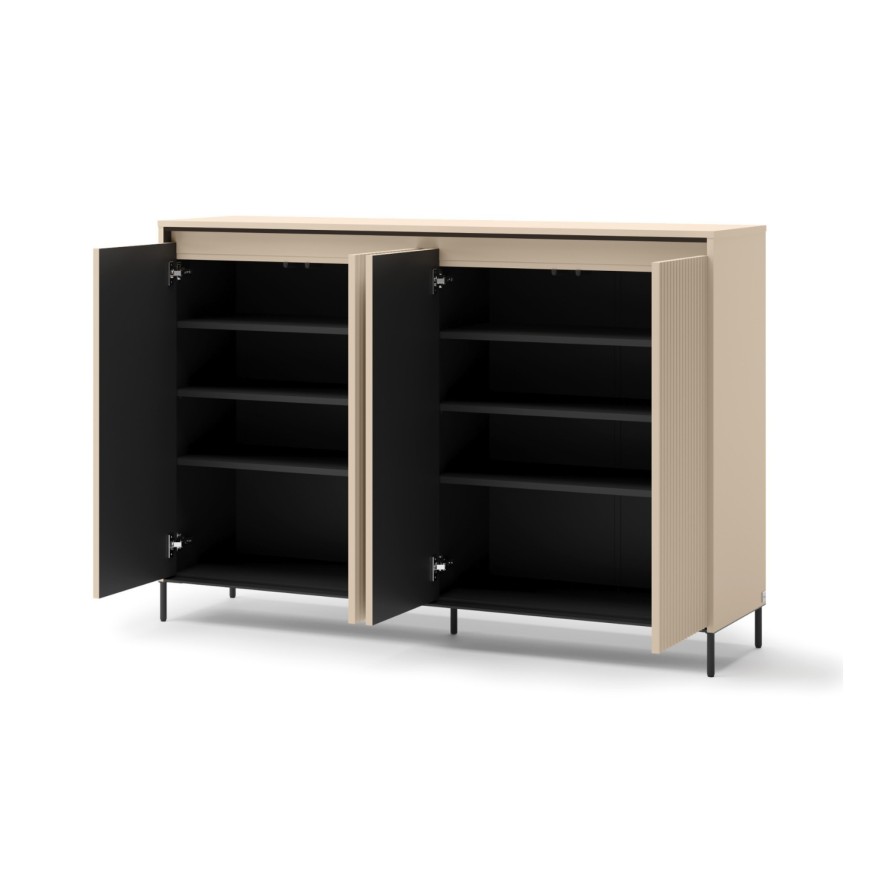 Szeroka komoda TREND 4D z oświetleniem LED