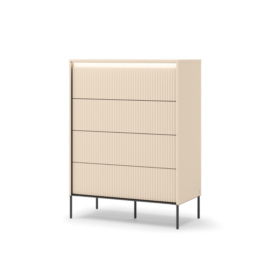 Komoda z szufladami 4S TREND z oświetleniem LED