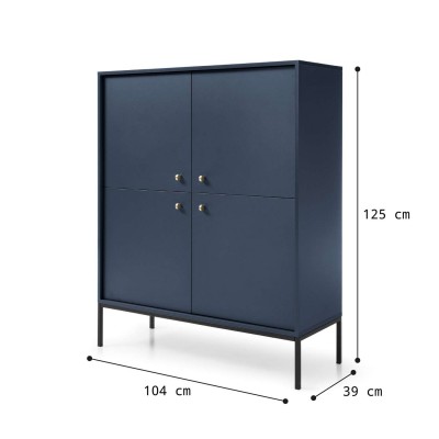Komoda DON NAVY MK104 granatowa Komoda DON NAVY MK104 granatowa