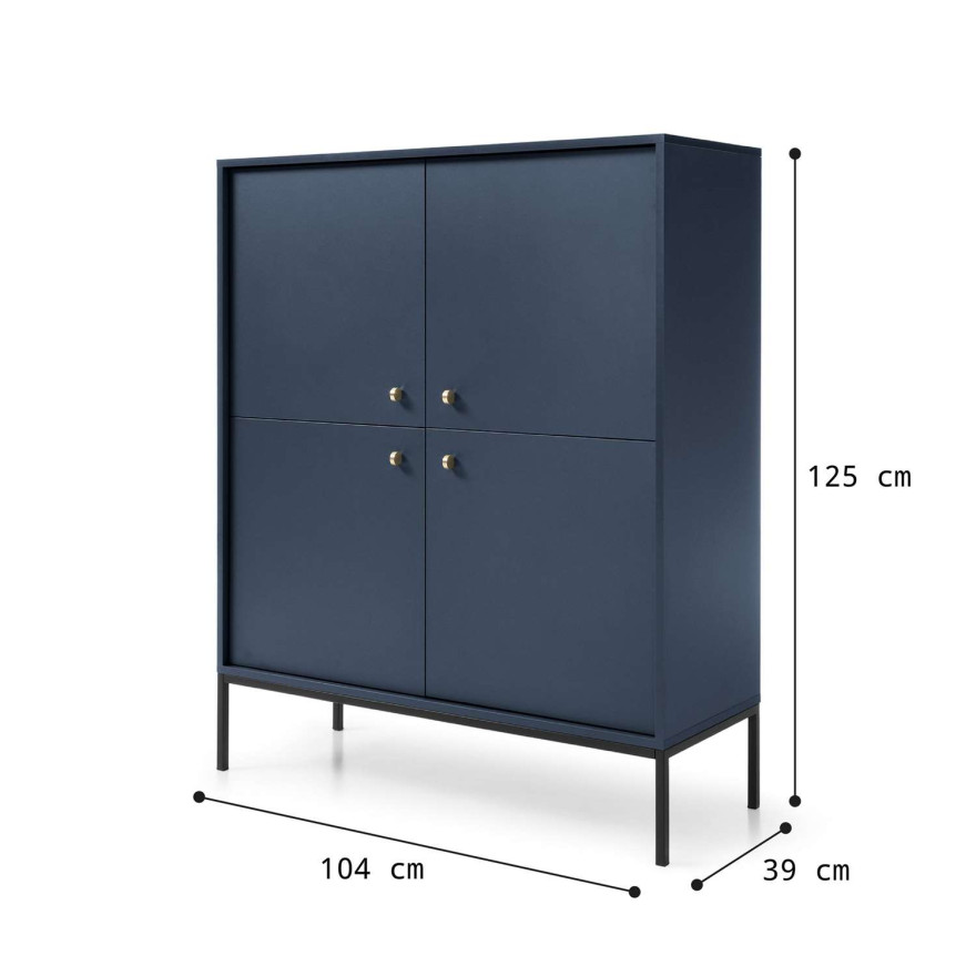Komoda DON NAVY MK104 granatowa Komoda DON NAVY MK104 granatowa