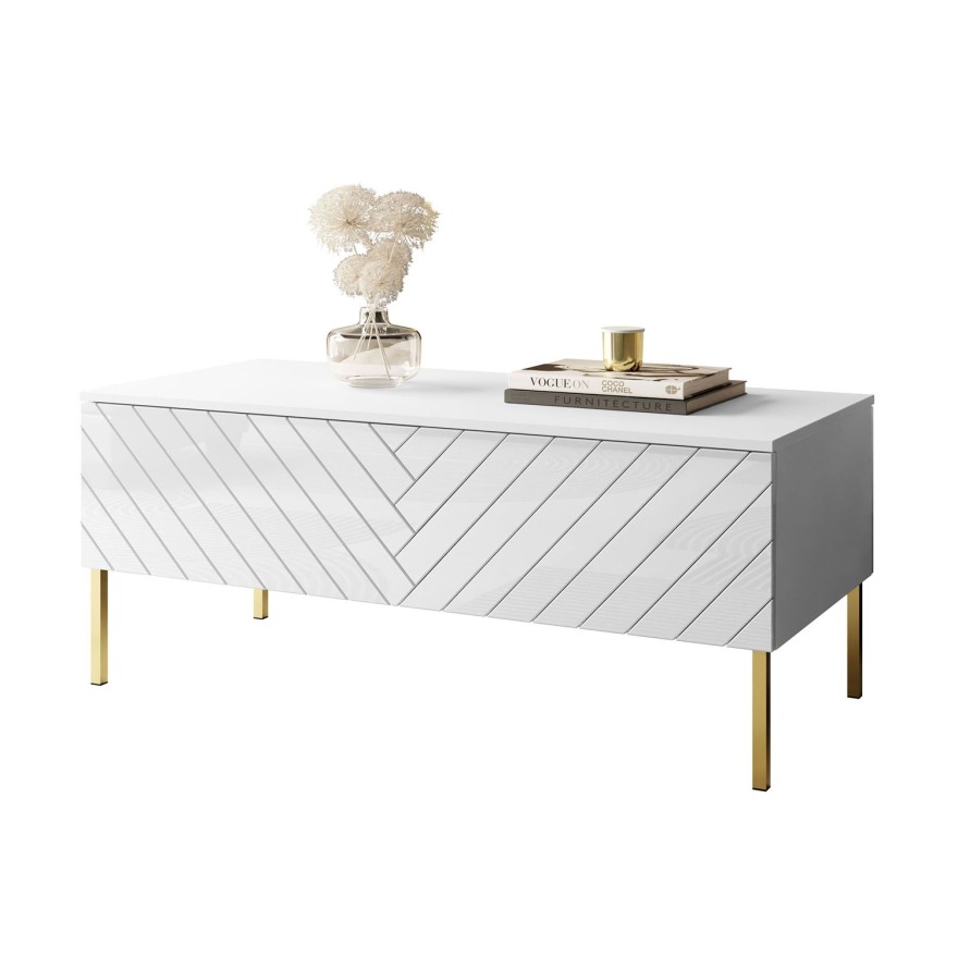 Ława SANTILE na złotych nogach