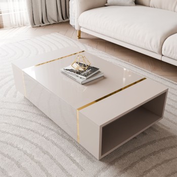 Ława ONYX kaszmir wysoki połysk