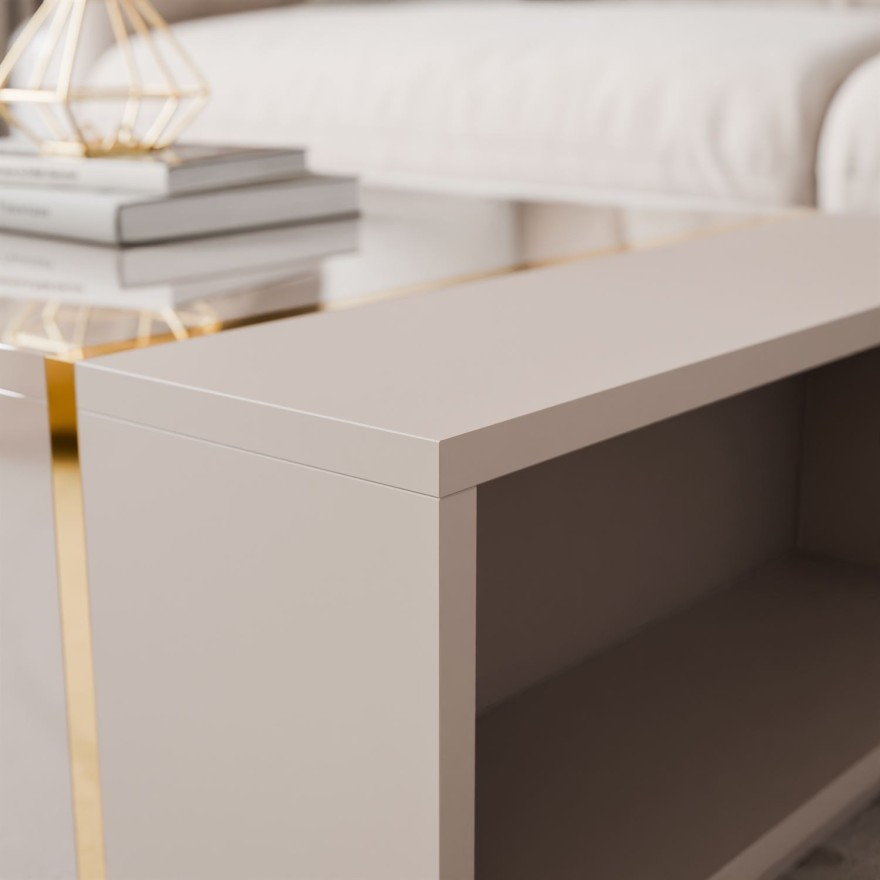 Ława ONYX kaszmir wysoki połysk