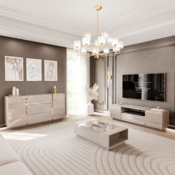 Zestaw do salonu ONYX KASZMIR wysoki połysk