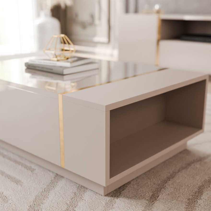 Zestaw do salonu ONYX KASZMIR wysoki połysk