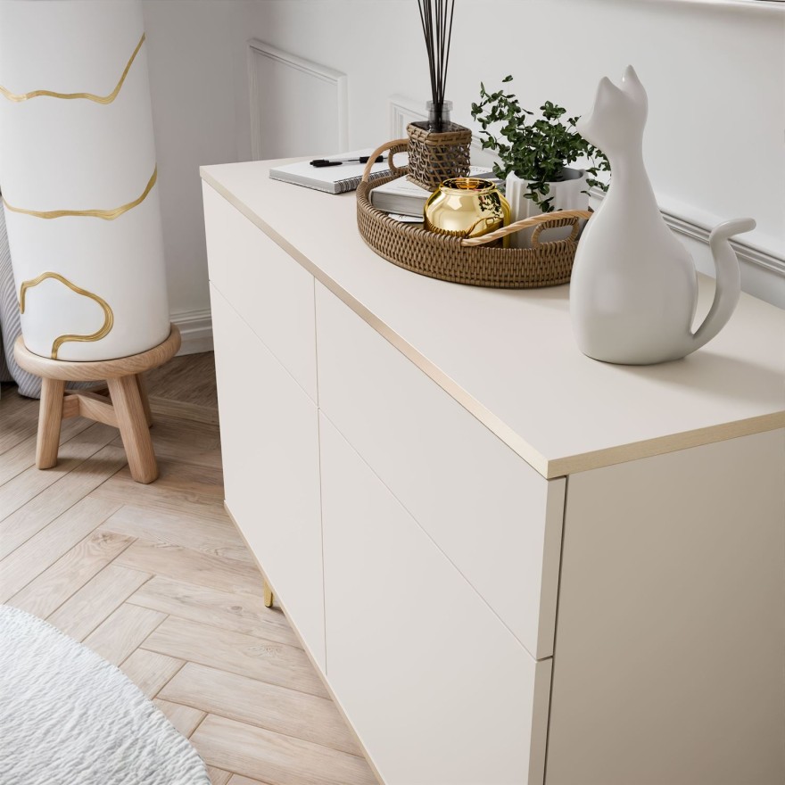 Komoda dwudrzwiowa OXFORD KSZ107 z szufladami