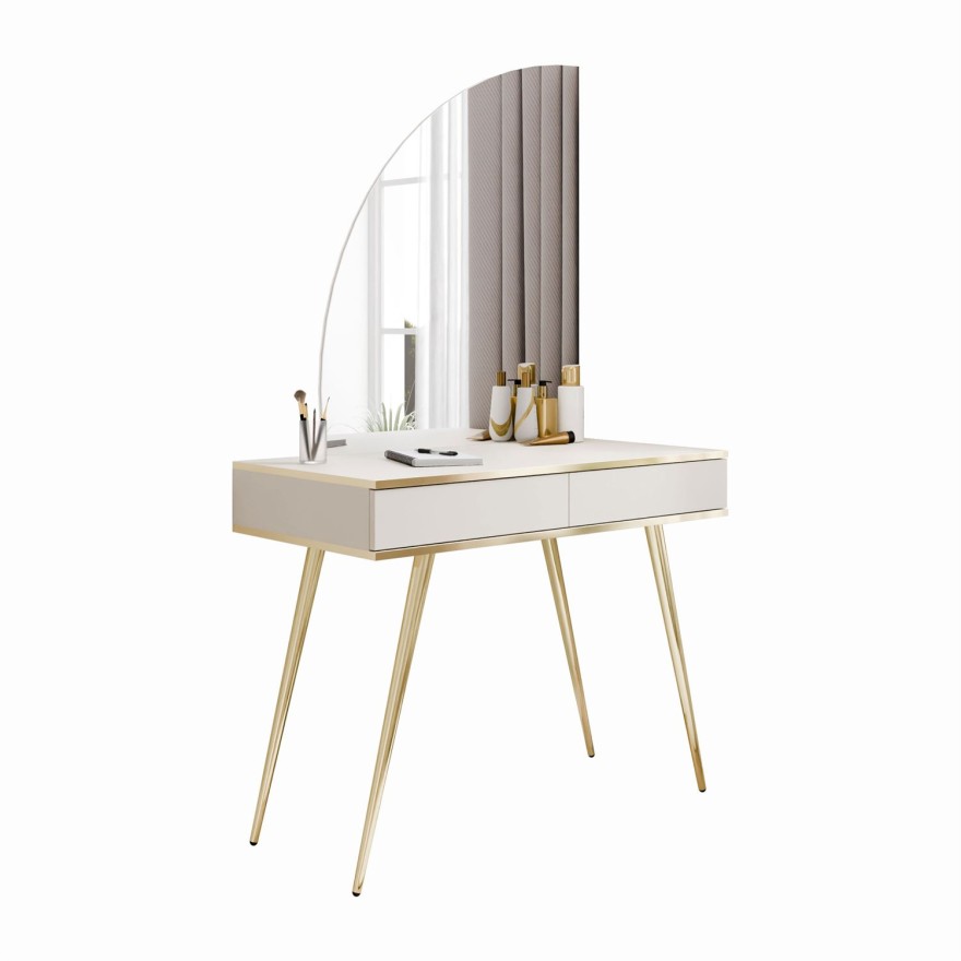 Toaletka OXFORD z lustrem i oświetleniem LED