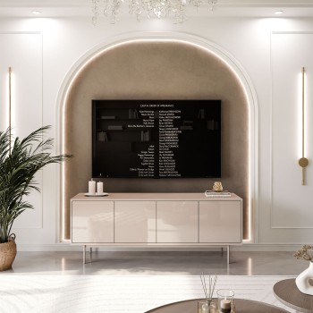 Szafka RTV SANAYI kaszmir połysk