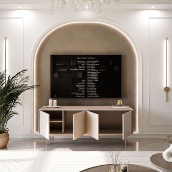 Szafka RTV SANAYI kaszmir połysk