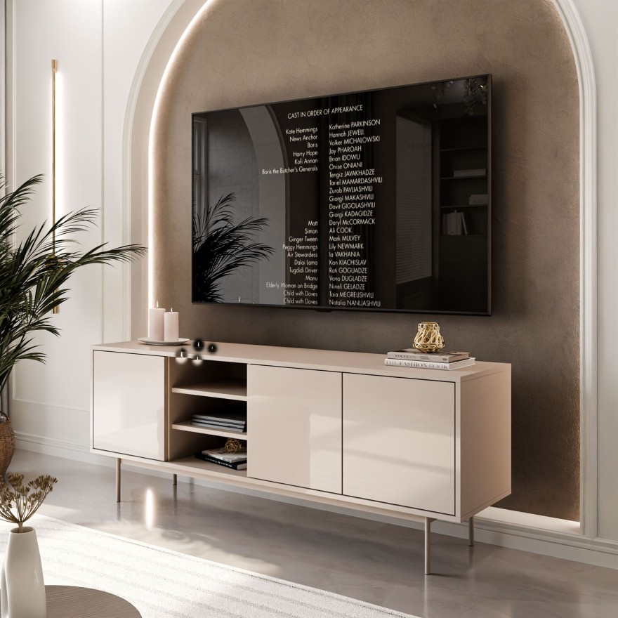 Szafka RTV SANAYI kaszmir połysk