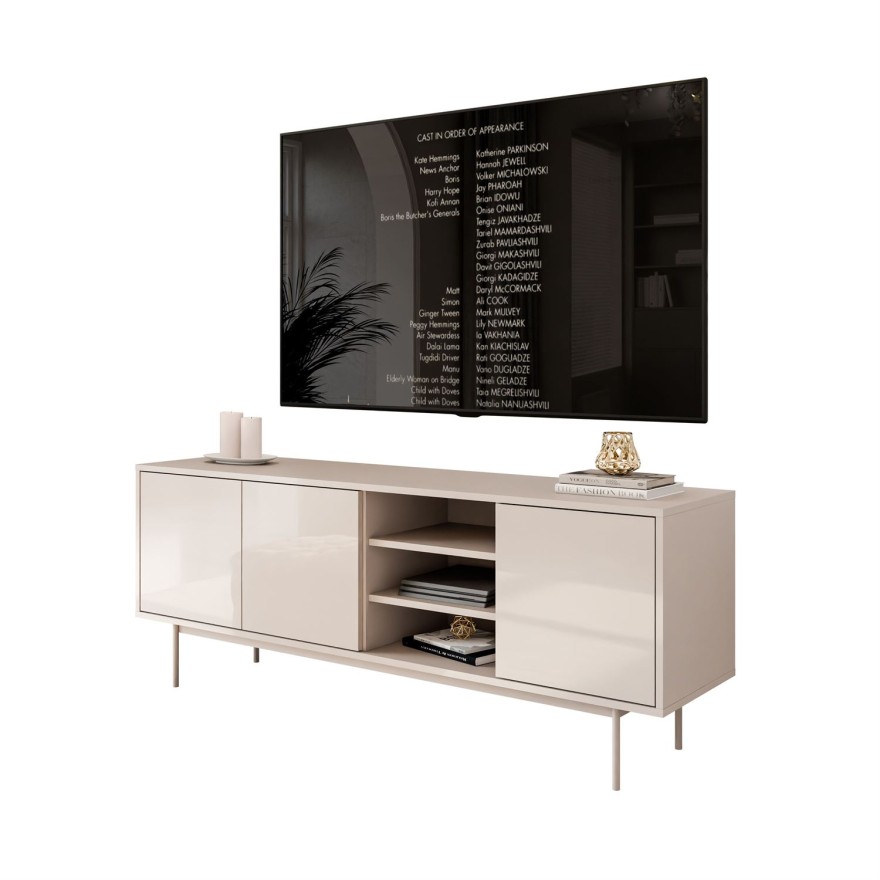 Szafka RTV SANAYI kaszmir połysk