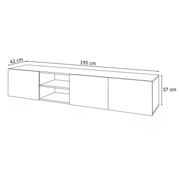 Szafka RTV wisząca GEORGIA