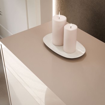 Trzydrzwiowa komoda SANAYI kaszmir połysk