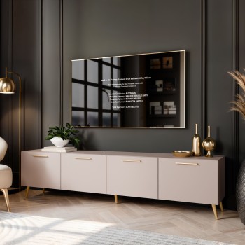 Szafka RTV AURA 200 KASZMIR na wysokich nóżkach