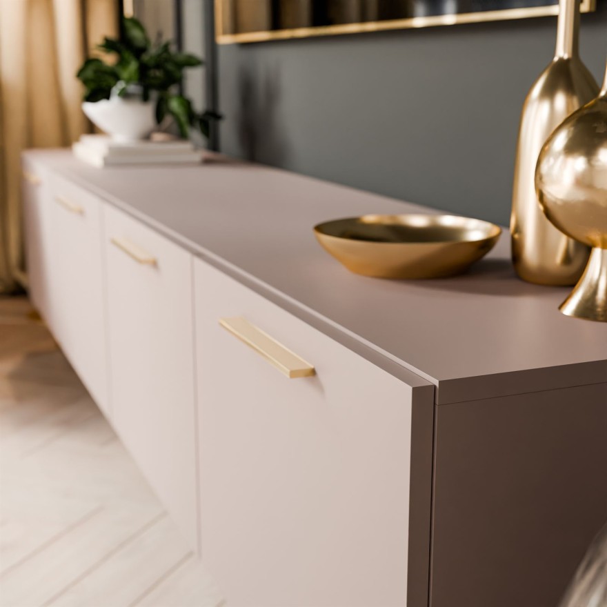 Szafka RTV AURA 200 KASZMIR na wysokich nóżkach