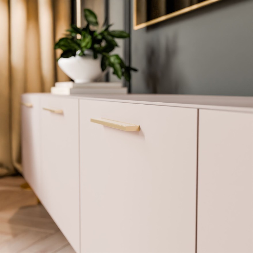 Szafka RTV AURA 200 KASZMIR na wysokich nóżkach