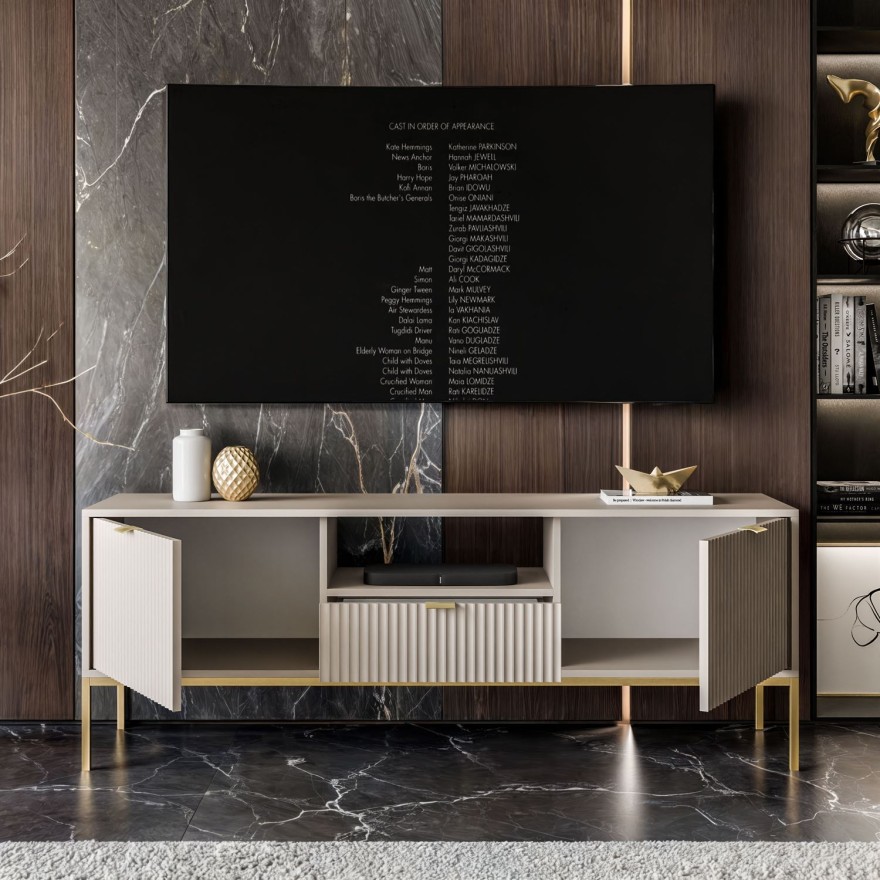 Szafka RTV pod telewizor CORTADO GOLD RTV154