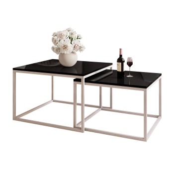 Stolik kawowy 2w1 YOSHI wysoki połysk kaszmir