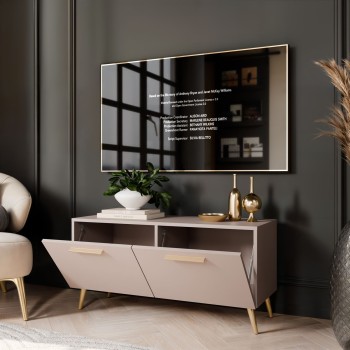 Szafka RTV KASZMIR AURA 100 na nóżkach