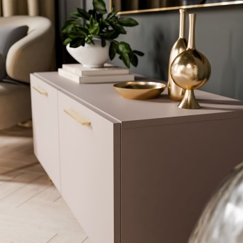 Szafka RTV KASZMIR AURA 100 na nóżkach