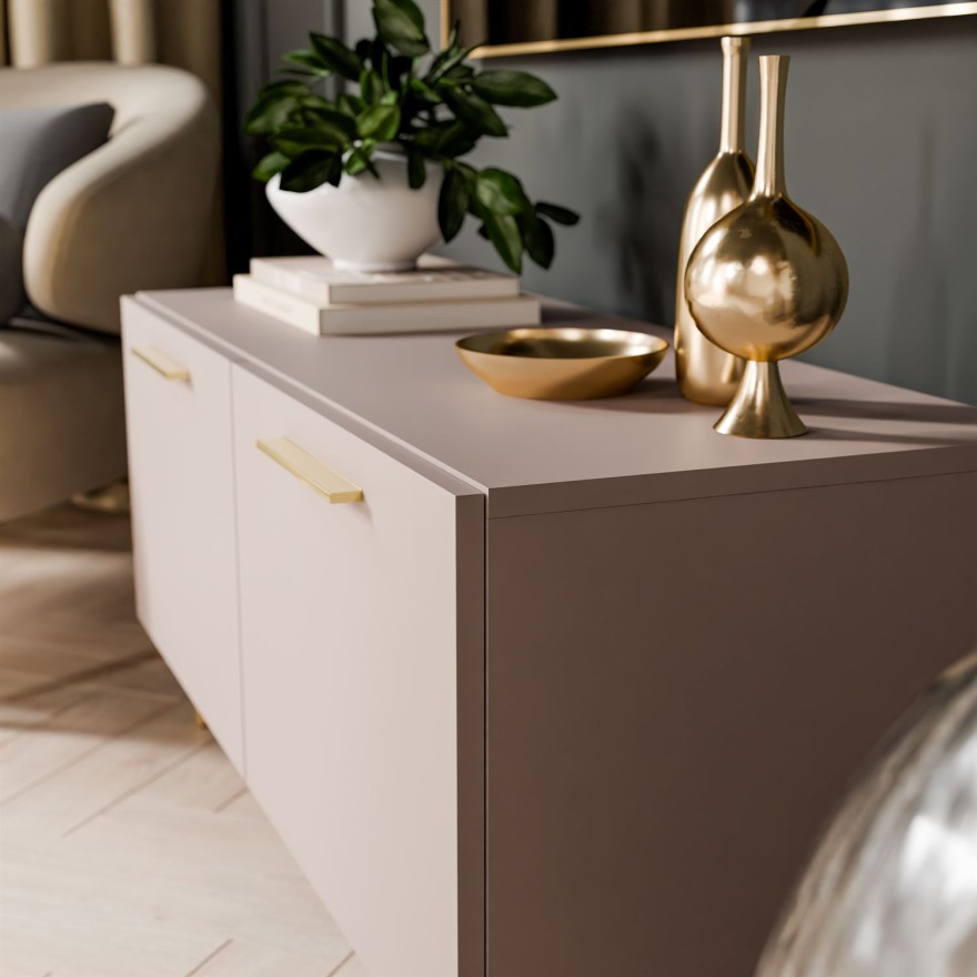 Szafka RTV KASZMIR AURA 100 na nóżkach