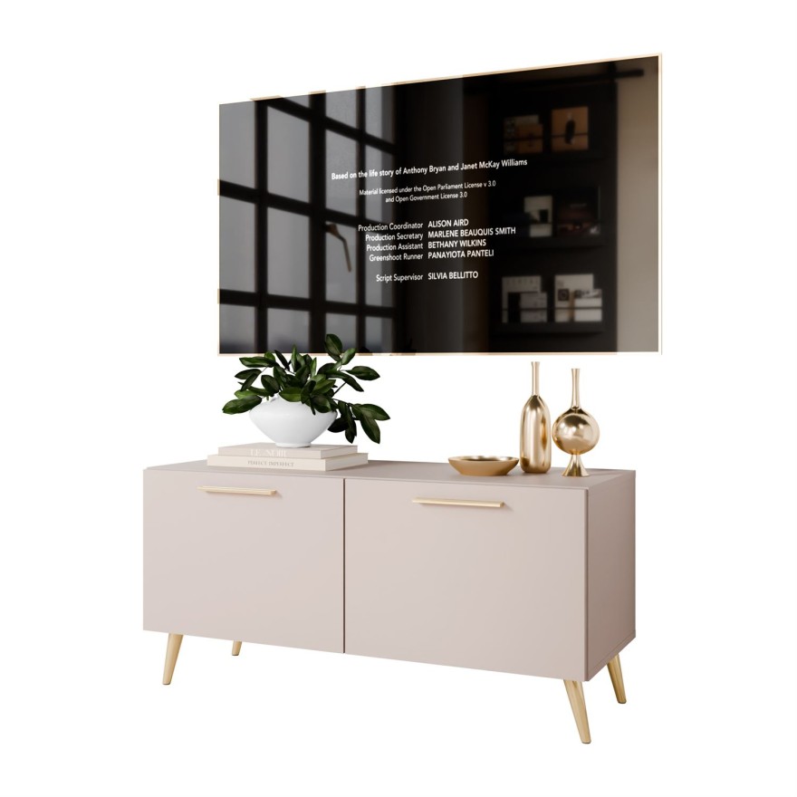 Szafka RTV KASZMIR AURA 100 na nóżkach