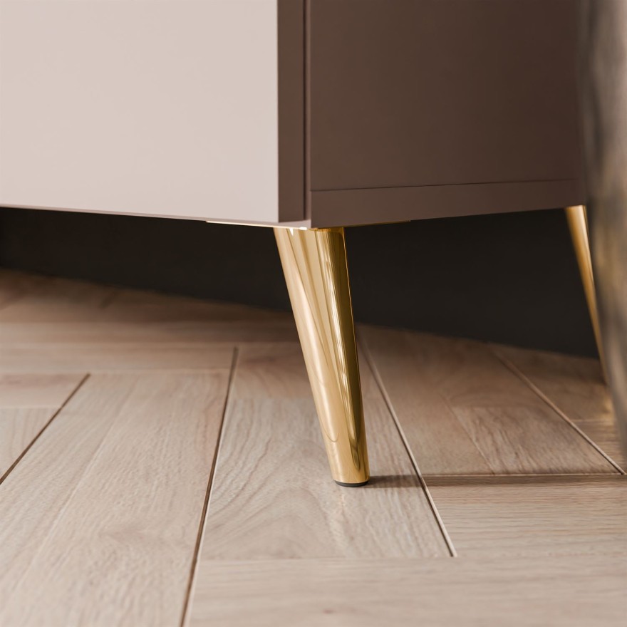 Meblościanka RTV AURA KASZMIR na wysokich nóżkach