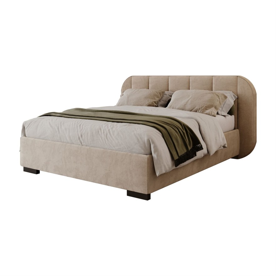 Łóżko tapicerowane AMARA z pojemnikiem i stelażem