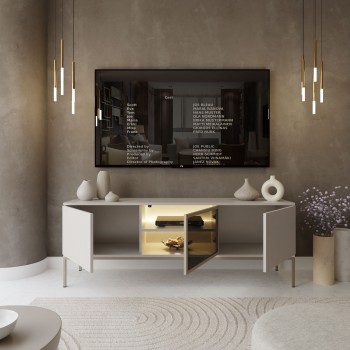 Szafka RTV ECLIPSE 154 KASZMIR z oświetleniem