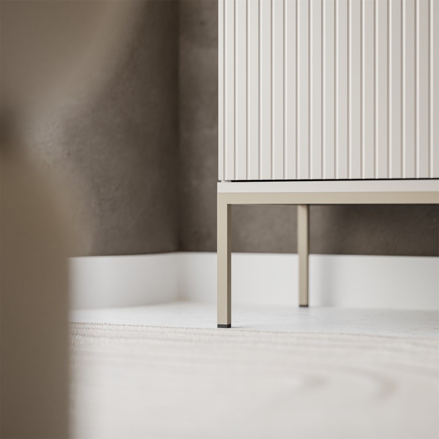 Komoda ECLIPSE K154 kaszmir z oświetleniem