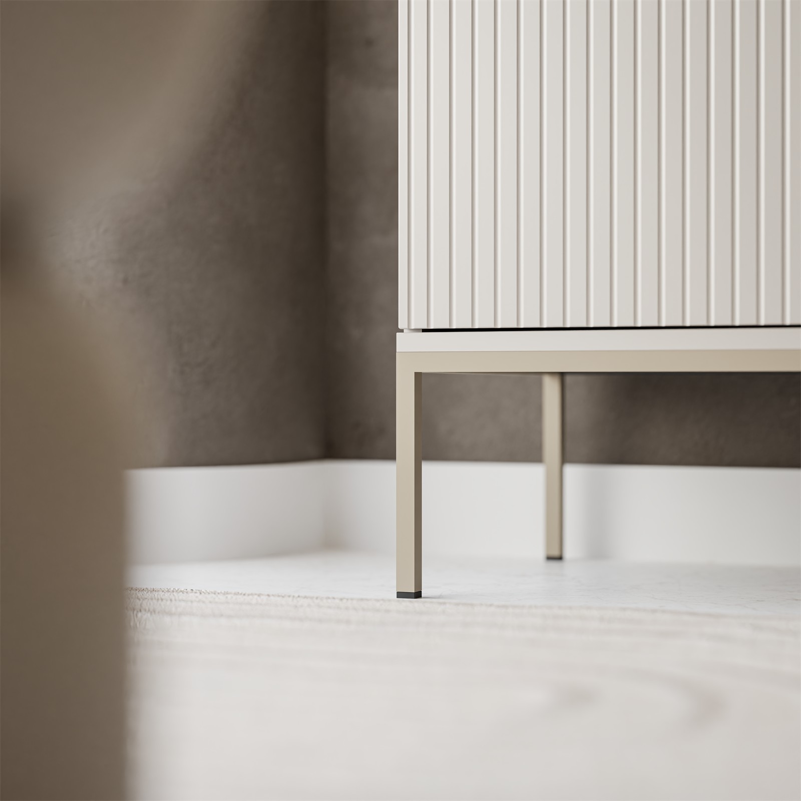 Komoda ECLIPSE K154 kaszmir z oświetleniem