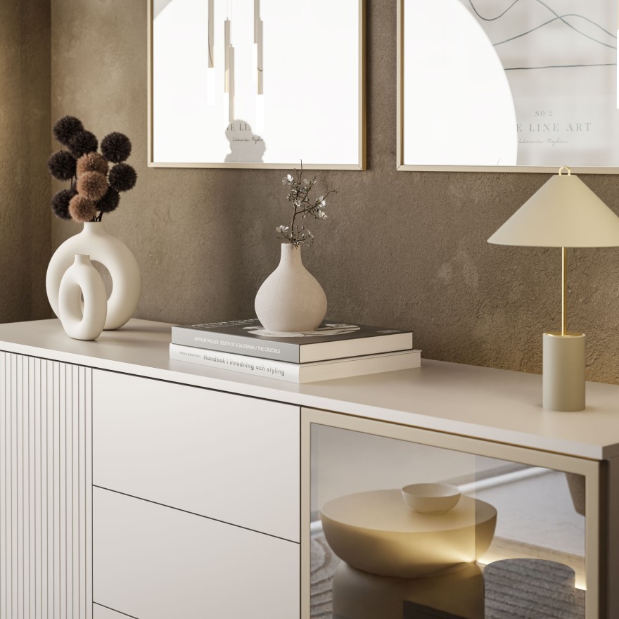 Komoda ECLIPSE KSZ154 KASZMIR z oświetleniem