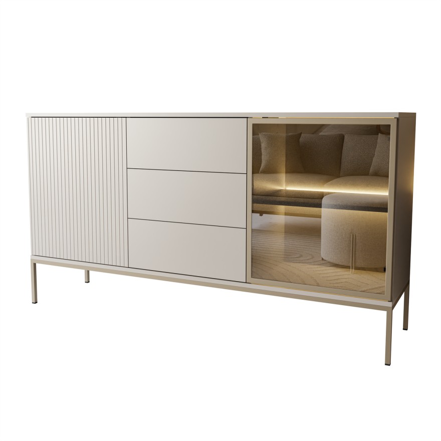 Komoda ECLIPSE KSZ154 KASZMIR z oświetleniem