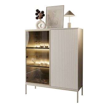 Witryna ECLIPSE WT104 z oświetleniem kaszmir