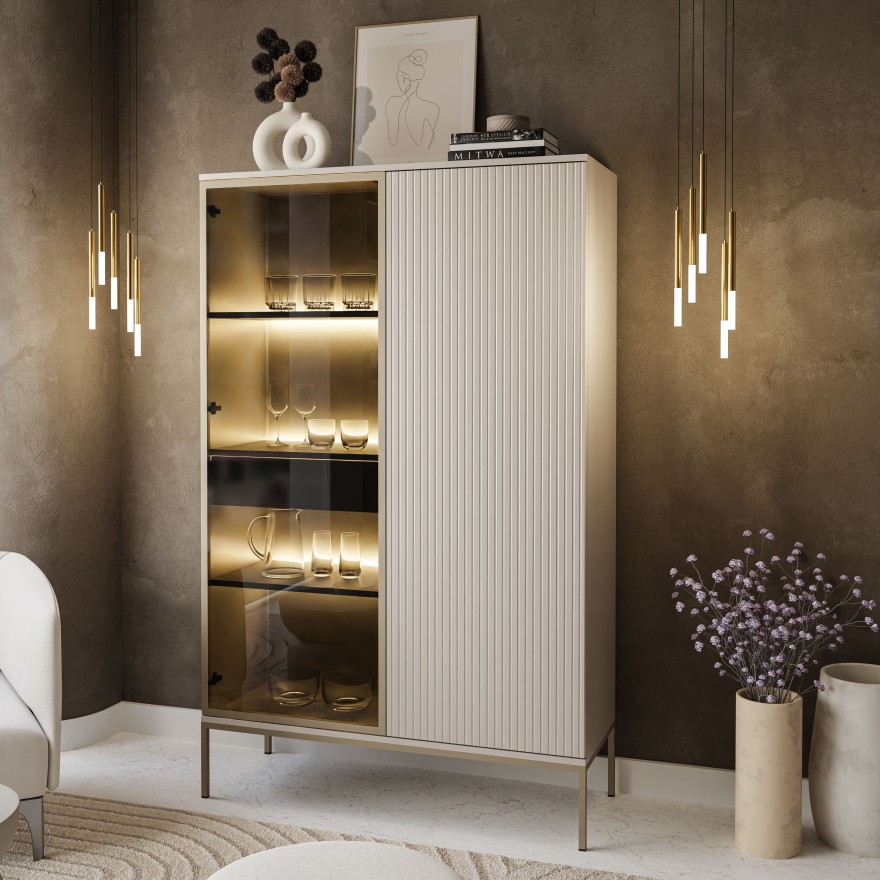 Witryna ECLIPSE WTSZ104 kaszmir z oświetleniem