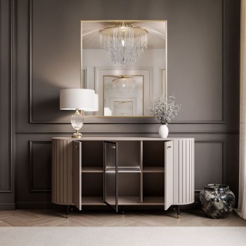 Komoda ELODIE 3D z oświetleniem LED