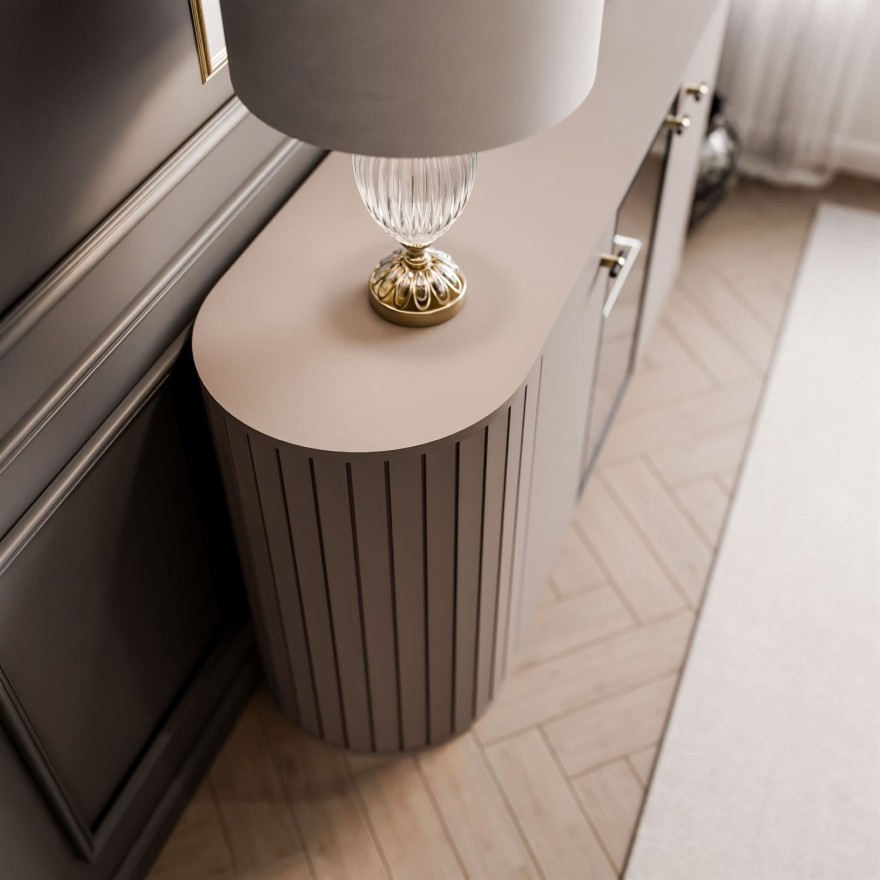 Komoda ELODIE 3D z oświetleniem LED