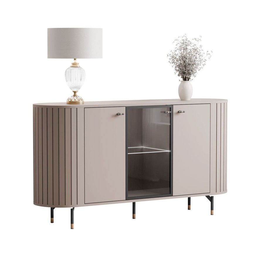 Komoda ELODIE 3D z oświetleniem LED