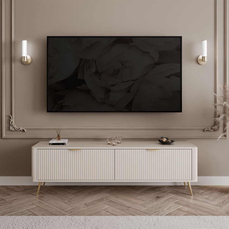 Szafka RTV SCARLETT 2D 163 cm na nóżkach