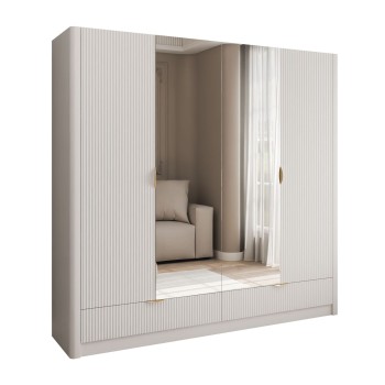 Szafa SCARLETT z lustrem i szufladami