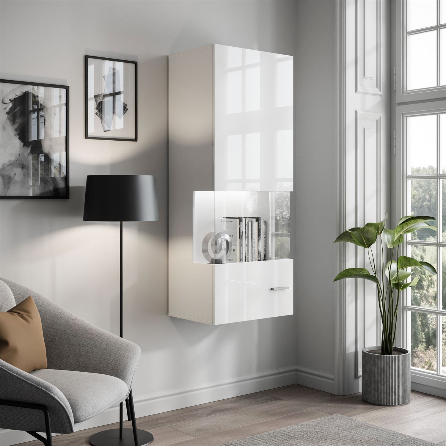 Witryna stojąca i wisząca VANCOUVER W9.029