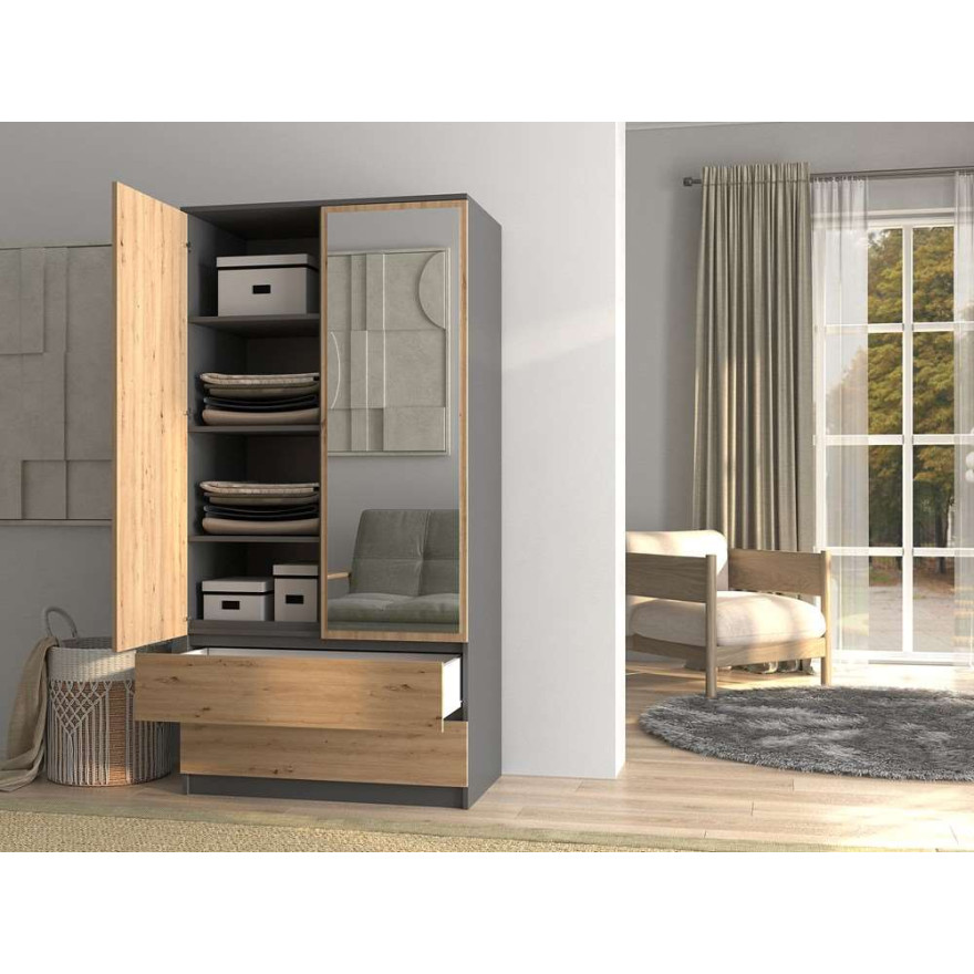 Szafa z lustrem 90 cm Szafa z lustrem 90 cm