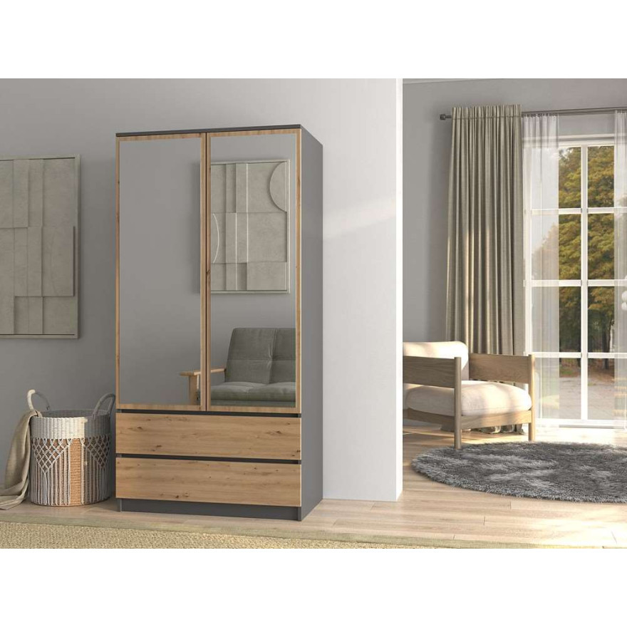 Szafa z lustrem 90 cm Szafa z lustrem 90 cm