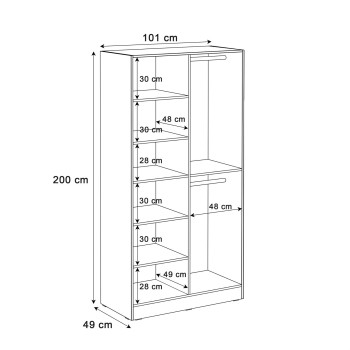 Szafa uchylna SANDBOX 100