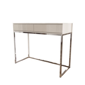 Konsola BLANCO GLAMOUR KASZMIR na chromowanym stelażu