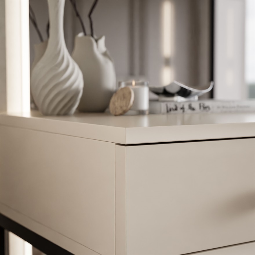 Konsola BLANCO GLAMOUR kaszmir na stelażu