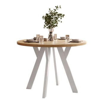 Okrągły stół rozkładany VOLTA LOFT